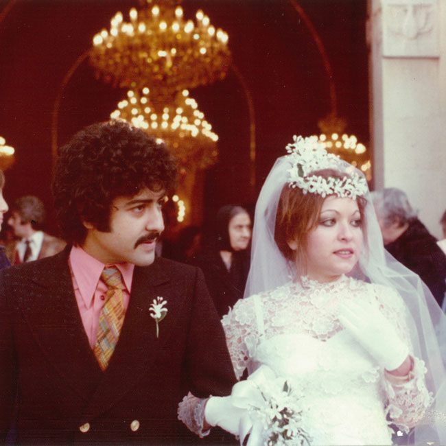 History of Los Angeles restaurant Zankou Chicken. Family wedding photo.