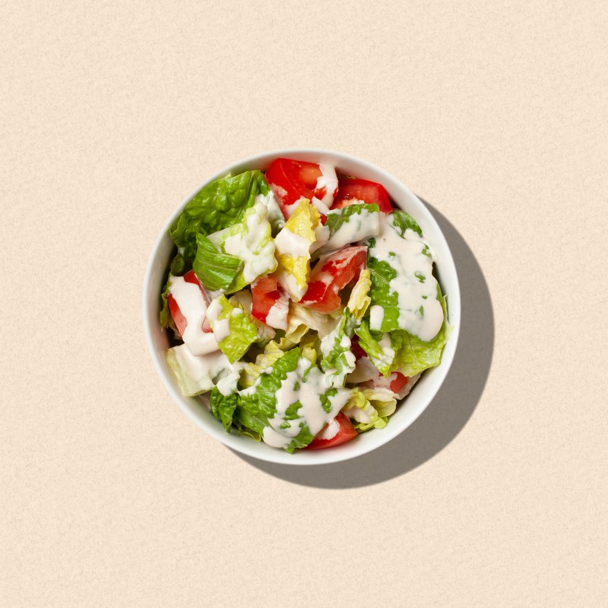 Zankou Chicken tahini side salad