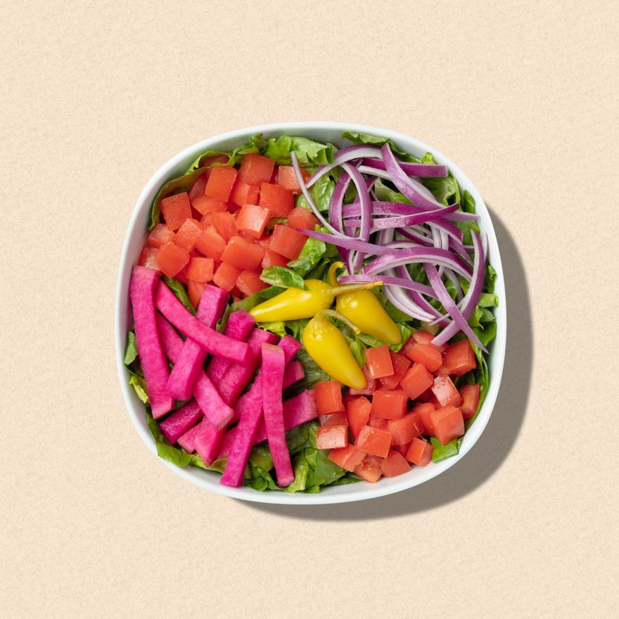 Zankou Chicken large vegan garden salad