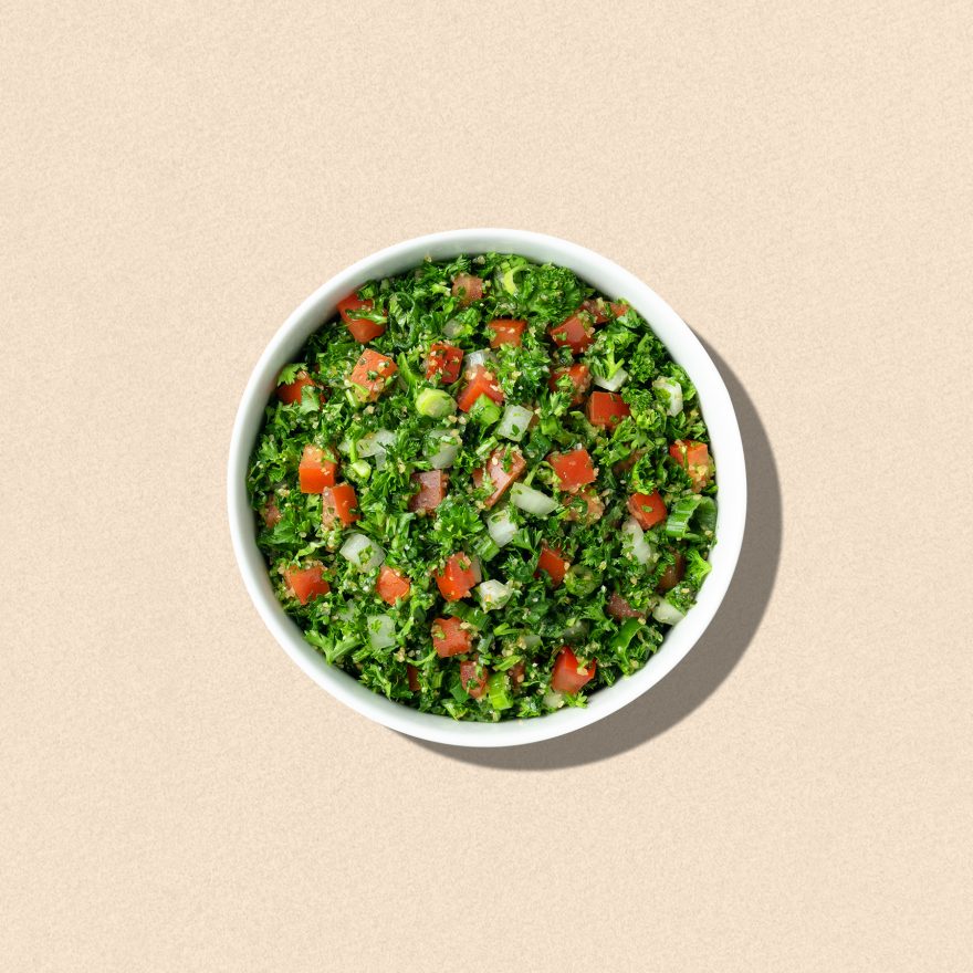 Zankou Chicken vegan tabbouleh side salad