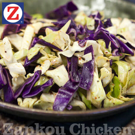 Close-up of cabbage salad